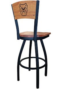 Butler Bulldogs Maple Seat Maple Back Swivel Pub Stool - Brown