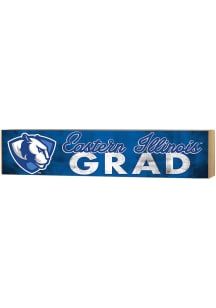 KH Sports Fan Eastern Illinois Panthers 3x13 Block Sign Grad Sign - Blue