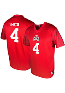 Jeremiah Smith Genuine Collective Mens Red Ohio State Buckeyes Football Football Name And Number F..