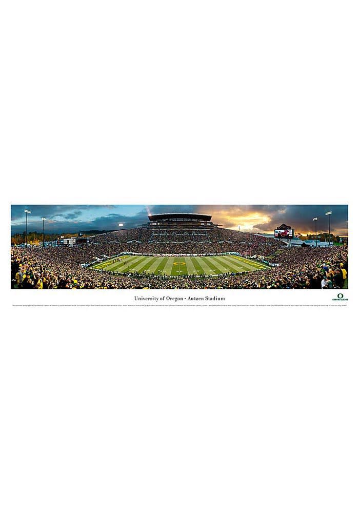 Oregon Ducks Football Panorama Unframed Poster