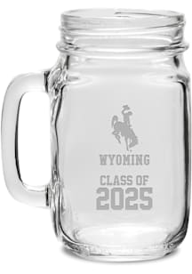 Wyoming Cowboys Class of 2025 Jar Stein - White