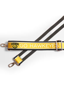 Bridget Iowa Hawkeyes Womens Purse Strap - Black