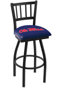 Ole Miss Rebels Swivel Counter Pub Stool - Black