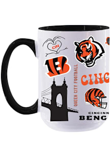 Cincinnati Bengals Loco Ceramic Mug Ceramic Mug - Black