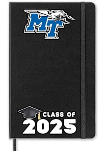Middle Tennessee Blue Raiders Class of 25 team logo Notebook and Folder - Black