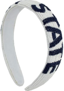 beaded Penn State Nittany Lions Womens Headband - White