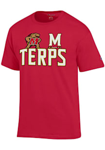 Champion Maryland Terrapins Red Terps Short Sleeve T Shirt