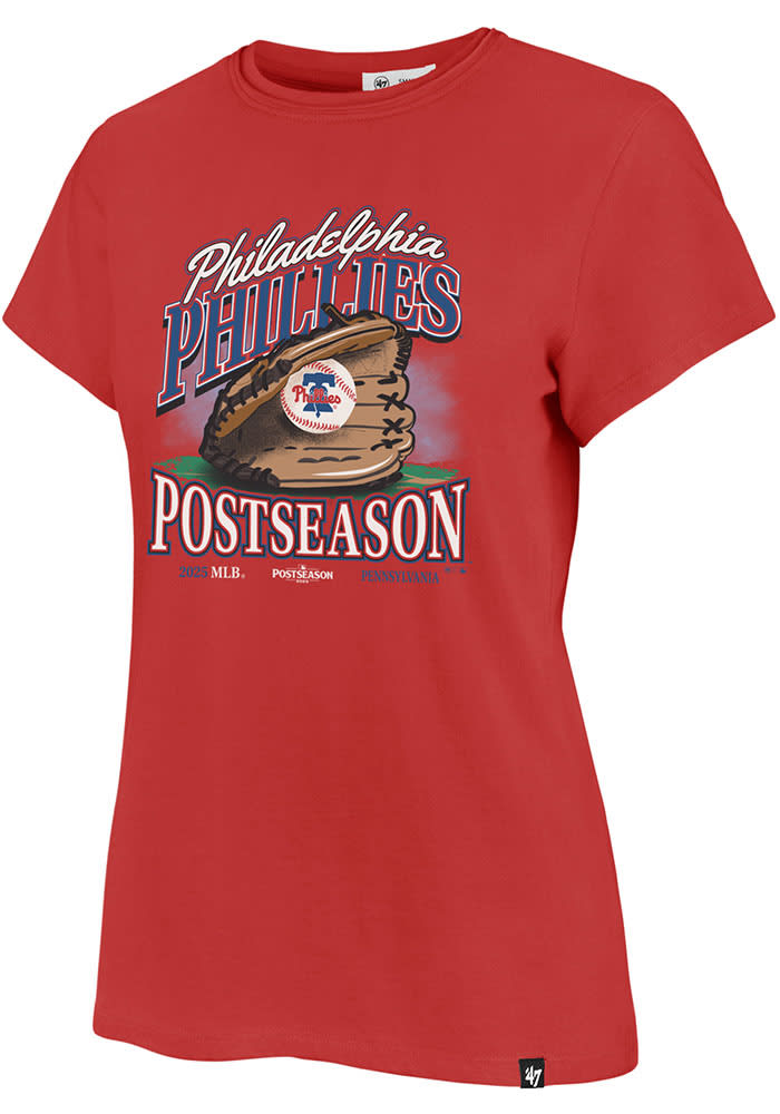 47 Philadelphia Phillies Womens Red 2025 Postseason Participant Playoff ...