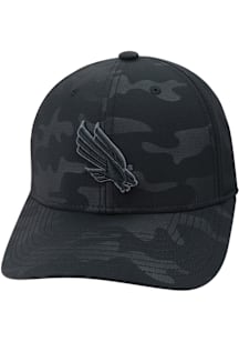 Summit Sportswear North Texas Mean Green The C Camo Adjustable Hat - Black