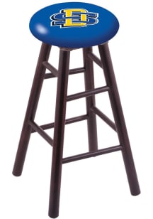 South Dakota State Jackrabbits Round Cushion Maple Pub Stool - Brown