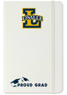 La Salle Explorers Proud Grad team logo Notebook and Folder - White