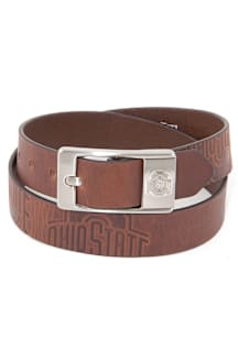 Ohio State Buckeyes Leather Brandish Mens Belt