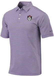 Mens Washington Huskies Purple Columbia Vault Heat Seal Omni Wick Club Invite Short Sleeve Polo Sh..