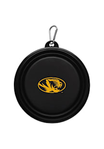 Missouri Tigers Collapsible Silicone Dog Pet Bowl Black