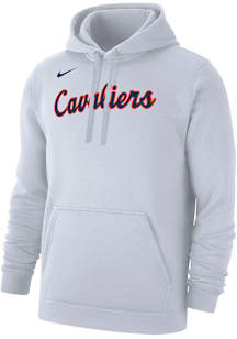 Nike Virginia Cavaliers Mens Navy Blue Club Fleece Long Sleeve Hoodie