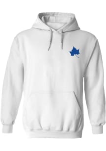 Vive La Fete Indiana State Sycamores Womens White Impressions Hooded Sweatshirt