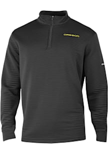 Columbia Oregon Ducks Mens Black Pack It Up Long Sleeve Qtr Zip Pullover