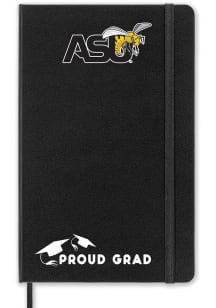 Alabama State Hornets Proud Grad team logo Notebook and Folder - Black