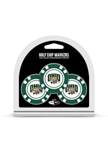 Ohio Bobcats Poker Chip 3 Pack Golf Ball Marker