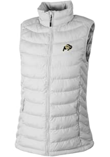 Columbia Colorado Buffaloes Womens White Powder Lite Vest
