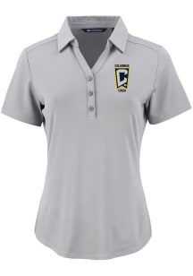 Cutter and Buck Columbus Crew Womens Grey Forge Eco Polo Short Sleeve Polo Shirt