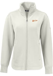 Cutter and Buck Idaho State Bengals Womens White Vault Roam Light Weight Jacket
