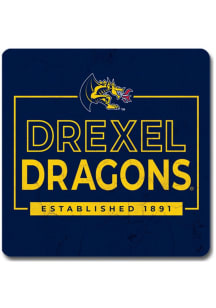 Blue Drexel Dragons Team Logo Coaster