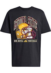 Adidas Arizona State Sun Devils Black HOB Football Refresh Short Sleeve T Shirt