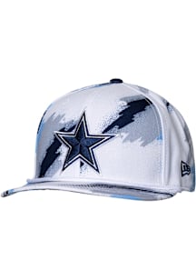 New Era Dallas Cowboys White JR Paint 9FIFTY Youth Snapback Hat