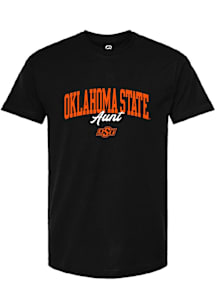 Summit Sportswear Oklahoma State Cowboys Womens Black Aunt Short Sleeve T-Shirt