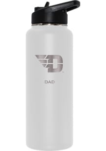 Dayton Flyers Dad 34oz Stainless Steel Bottle - White