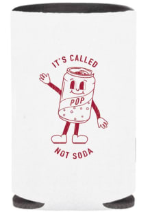 Michigan It's Called Not Soda Collapsible Coolie - White