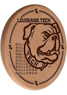 Louisiana Tech Bulldogs Laser Engraved Sign - Brown