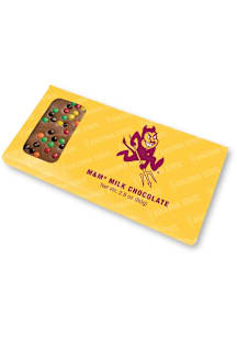 Arizona State Sun Devils Window Milk Chocolate w/ M&M's Candy