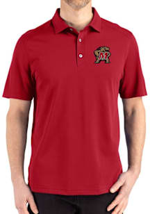 Cutter and Buck Maryland Terrapins Red Advantage Refresh Pique Big and Tall Polo