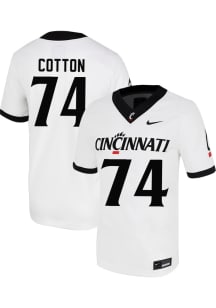 Joseph Cotton Nike Mens White Cincinnati Bearcats NIL Football Jersey