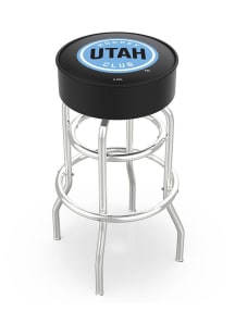 Utah Hockey Club Double-Ring Swivel Pub Stool - Black