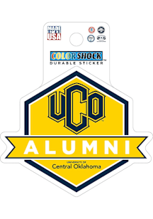Central Oklahoma Bronchos 3" Alumni Durable Stickers - Blue