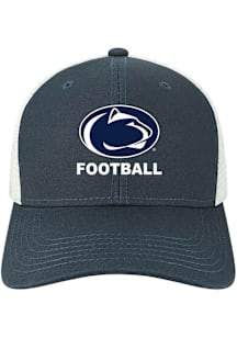 Penn State Nittany Lions Football Mid Pro Trucker Adjustable Hat - Navy Blue