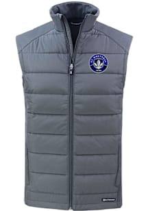 Cutter and Buck Montreal Impact Mens Graphite Evoke Sleeveless Jacket