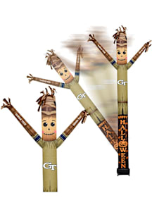 GA Tech Yellow Jackets Black Outdoor Inflatable Scarecrow team color and team logo