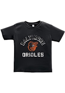 Baltimore Orioles Toddler Black Renegade Short Sleeve T-Shirt