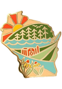 Wisconsin Souvenir local love Pin
