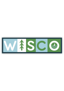 Wisconsin Blocks Design Stickers