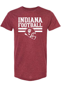 Summit Sportswear Indiana Hoosiers Crimson Football Sport Drop Short Sleeve T Shirt