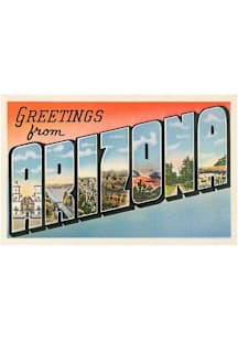 Arizona Greetings from Arizona Vintage Magnet
