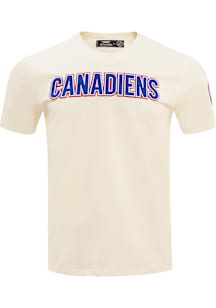 Pro Standard Montreal Canadiens White Classic Chenille Short Sleeve T Shirt