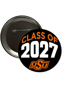 Oklahoma State Cowboys 3" Class of 2027 Button - Orange