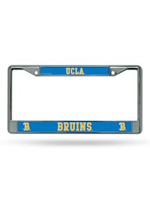UCLA Bruins Decal Chrome License Plate Frame - Silver