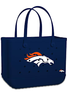 Denver Broncos Navy Blue Large Bogg Bag Tote